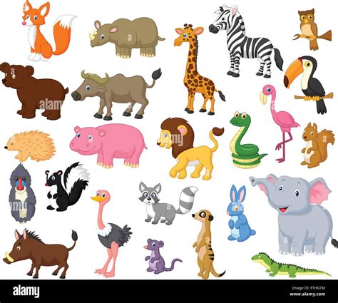 animales salvajes dibujos